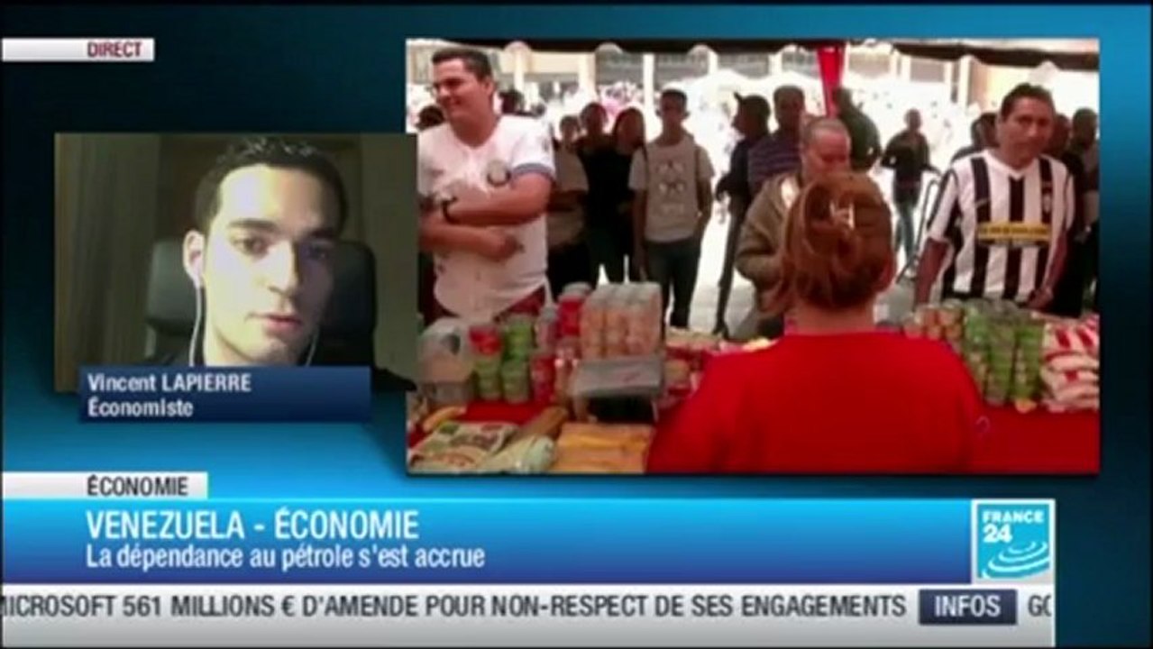 France 24 : Interview de Vincent Lapierre sur le bilan économique d'Hugo Chavez