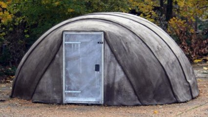 The Amazing Inflatable Concrete Tent