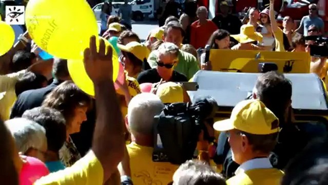 Lancement de la campagne téléthon 2012 à la Bastille !