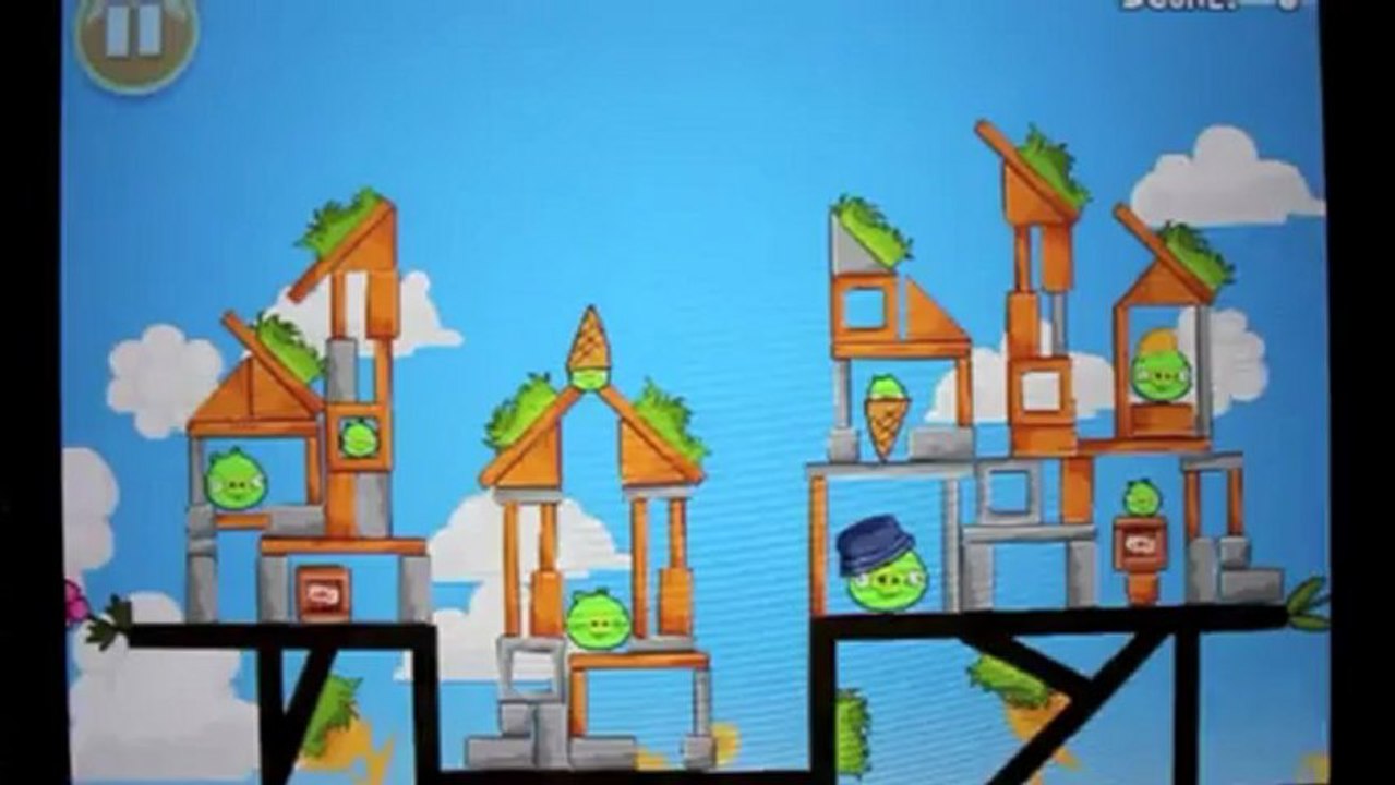 Angry Birds Seasons Summer Pignic Level 1-28 3-Star Walkthrough iPhone/iPod/iPad/Droid 120310