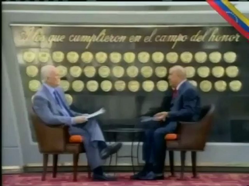 Entrevista que José Vicente Rangel le hizo a Chávez en el año 2011