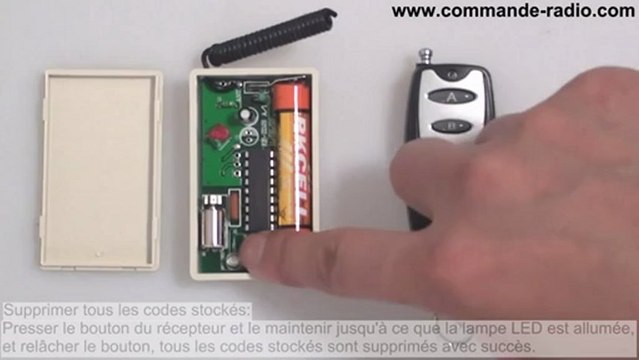 Mini Kit Émetteur Récepteur Vibrant Sans Fil 4 Modes de Vibration