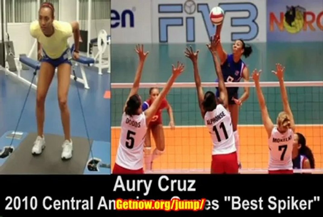 Volleyball Training - Improve Vertical Jump  Spiking w Leading System Used by Girls Vball Teams