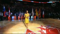 Gloria Reuben Canadian National Anthem NBA All Stars 2013