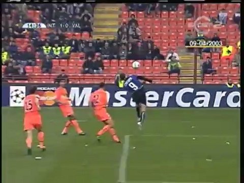 2003 (April 9) Internazionale Milano (Italy) 1-Valencia (Spain) 0 (Champions League)