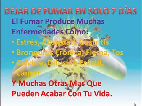 Método Para Dejar De Fumar, Ayuda Para Dejar De Fumar