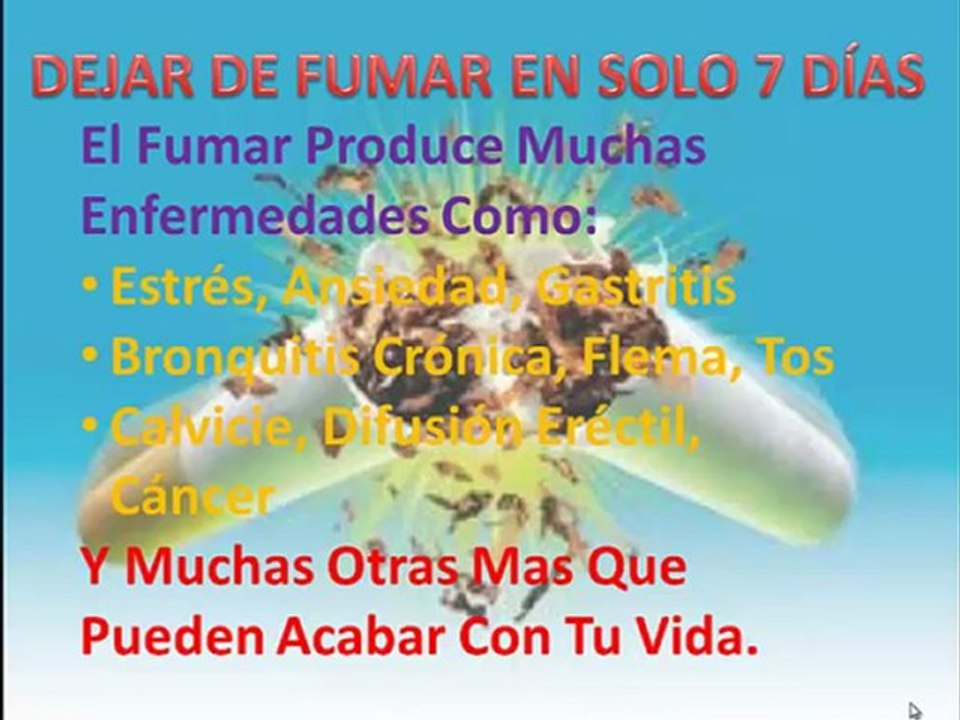 Método Para Dejar De Fumar, Ayuda Para Dejar De Fumar