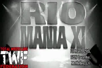 TWF Presents RIOMANIA XI - Friday, March 29th!