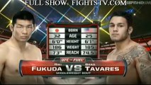 RIKI FUKUDA VS BRAD TAVARES fight video FUEL 876