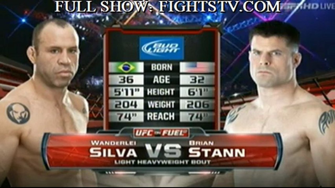 Wanderlei Silva vs Brian Stann fight video FUEL 8153