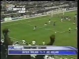 2003 (May 13) Internazionale Milano (Italy) 1-AC Milan (Italy) 1 (Champions League)