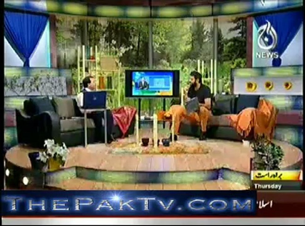 Aaj Subh with Ali Salman - 7th March 2013 - Part 2