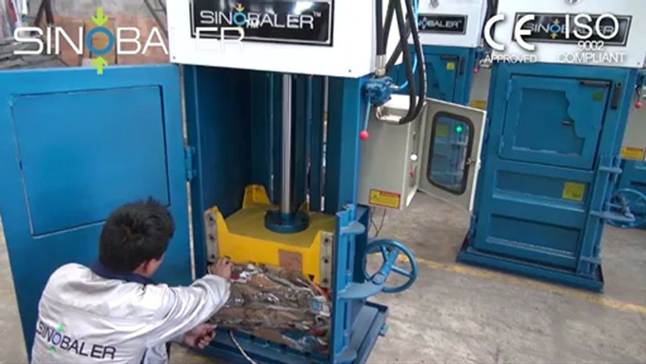 SINOBALER - Multi Purpose Baler, Paper Baling, Cardboard Recyling, Plastics Compressing