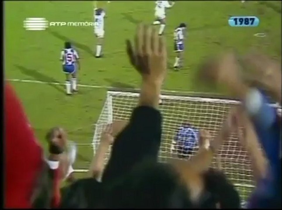 RABAH MADJER FC Porto 1987 EXCLU BUUUUUUUUUUUT vs Real Madrid