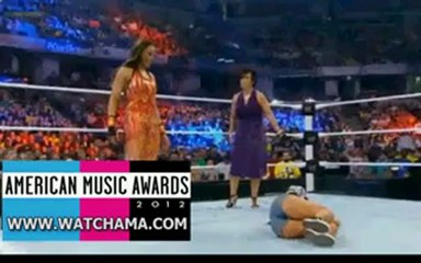 Survivor Series 2012 Tamina destroys AJ Lee
