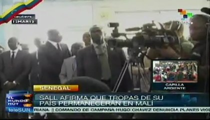 Sall afirma que tropas de Senegal permanecerán en Malí