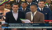 Hija de Chávez responde a Henrique Capriles