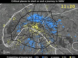 Vélib stations vides stations pleines
