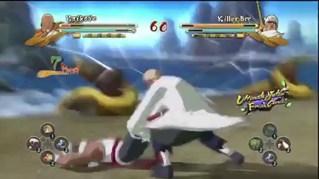 Naruto Shippuden : Ultimate Ninja Storm 3 (PS3) - Gameplay de Killer Bee