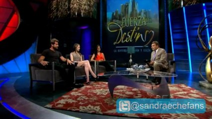 Sandra Echeverria, Laisha Wilkins y Gabriel Soto visitaron Sabado Gigante