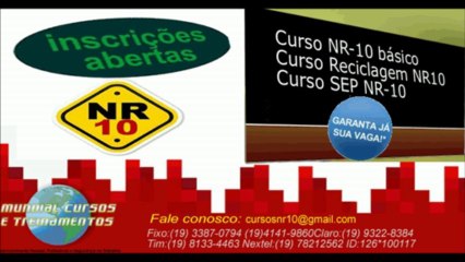 Curso NR 10 Basico e Reciclagem NR10