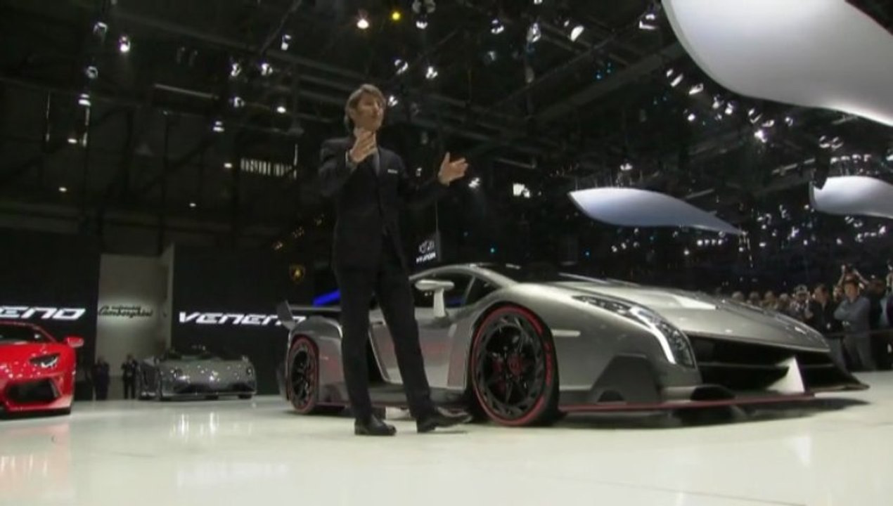 Autosital - Genève 2013 - Conférence de presse Lamborghini