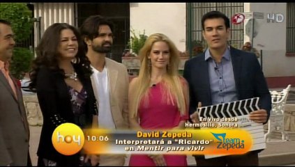 Claquetazo oficial de @MentirParaVivir - @davidzepeda1 @RosyOcampo@mayrinvillanew @altairJoficial