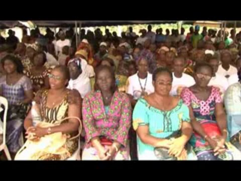 Inauguration centre de santé Amanvi