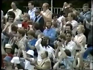 1980 Colin Croft bowling in England