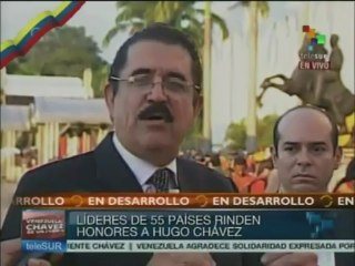 Zelaya: Chávez vive en el corazón del pueblo latinoamericano