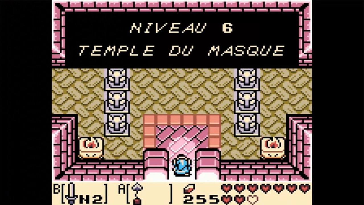 The legend of Zelda Link's Awakening DX 13 (6ème donjon, le temple du masque)