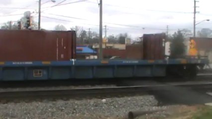 Norfolk Southern stack train southeast through Austell Ga.