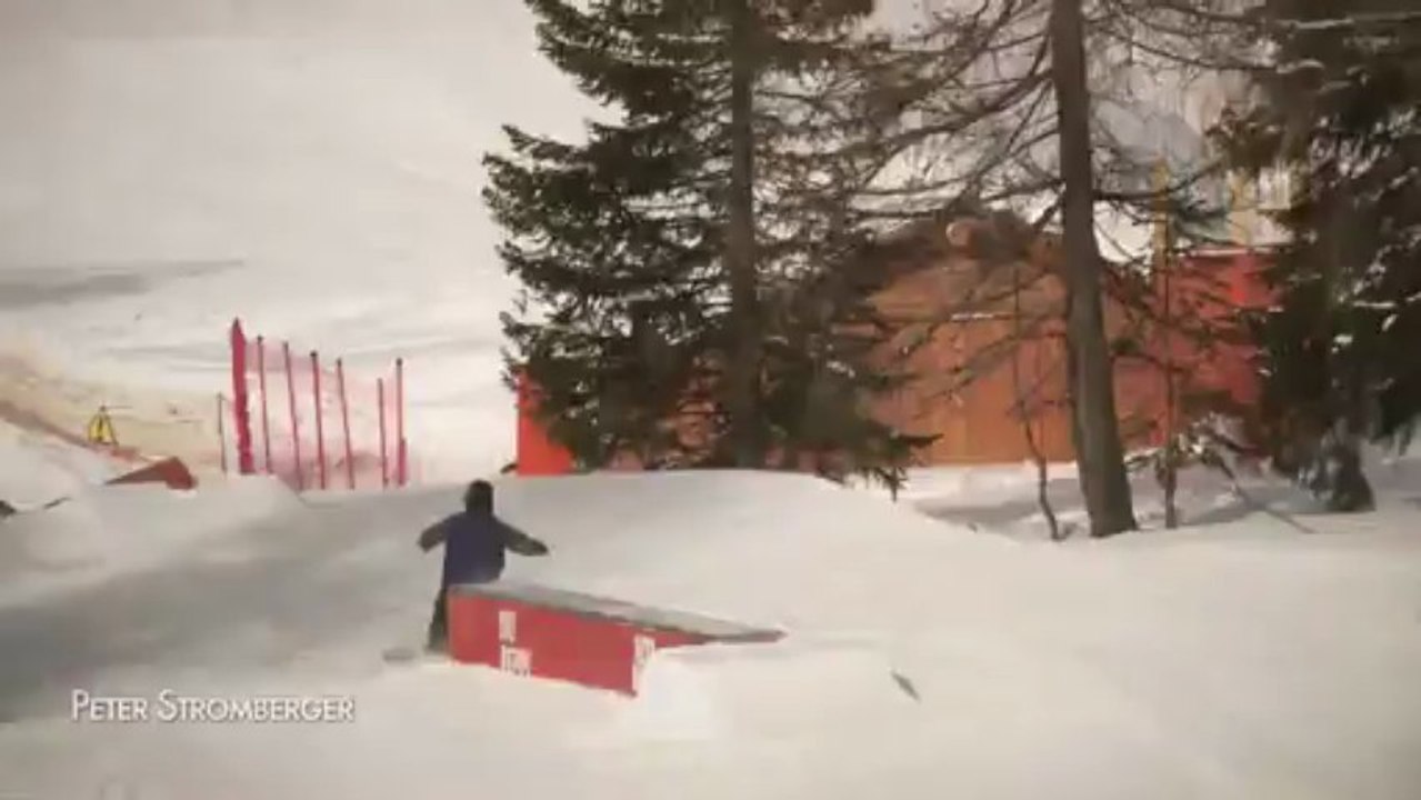 Snowpark Alta Badia: Full throttle Snowboard Shred - 16/02/2013