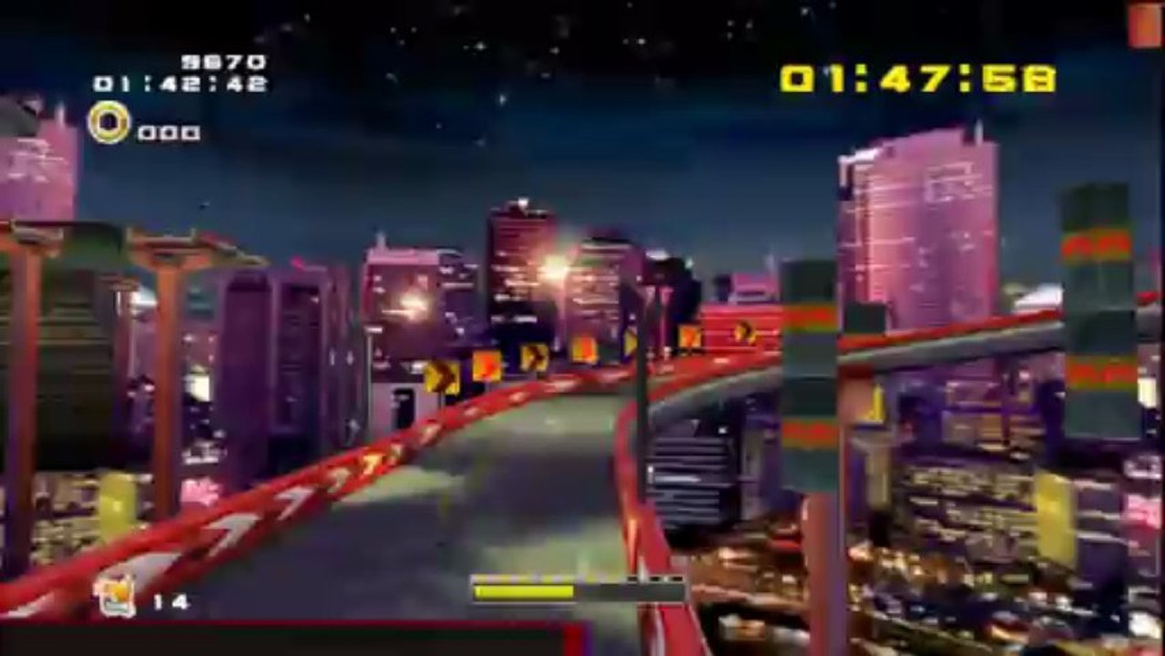 Sonic Adventure 2 Battle - Hero - Tails : Mission Street - Mission 4 : Atteignez le but en 3 minutes 30 secondes !