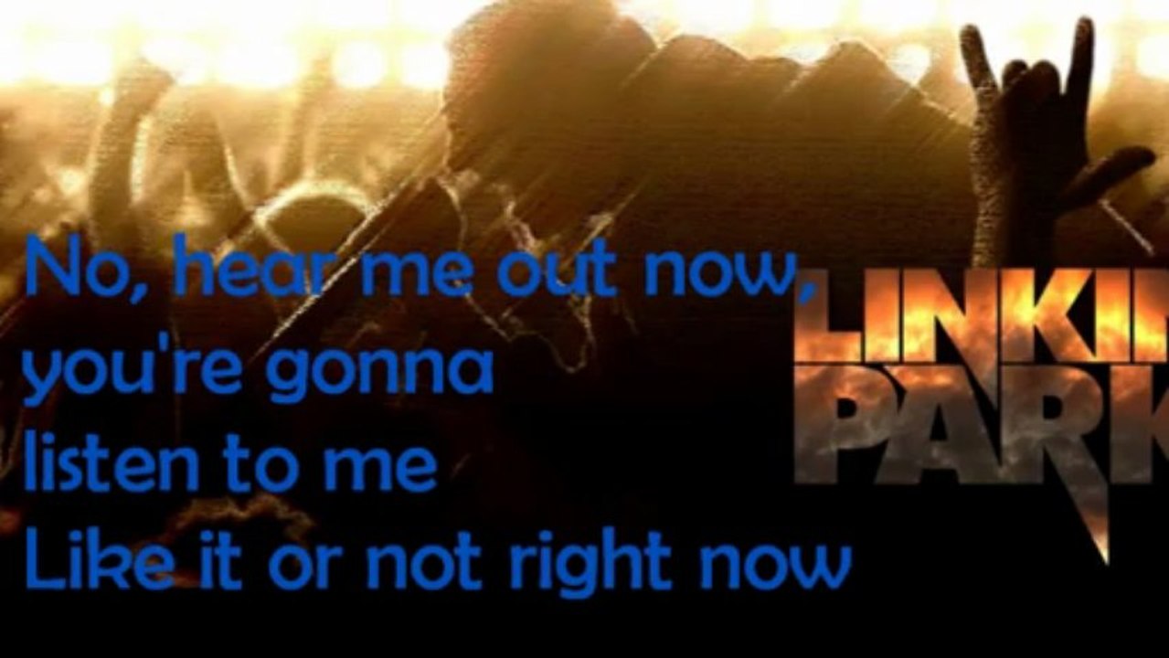 Linkin Park Faint lyrics video