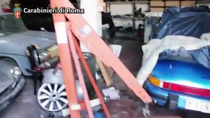 Roma - Scoperta carrozzeria abusiva, 5 arresti (06.03.13)