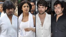 B-town celebs @ Sonu Nigam's mother's prayer meet