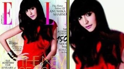 Anushka Sharma UN COVERED on ELLE Magazine COVER