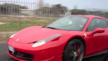 Il filme le crash d'une Ferrari F458 sur l'autoroute