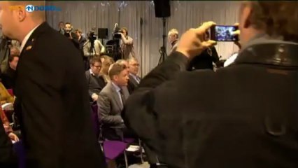 Binnenkomst commissie en hoofdrolspelers rellen Haren - RTV Noord