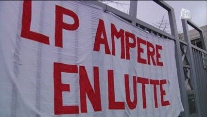 Le lycée professionnel Ampère bloqué (Marseille)