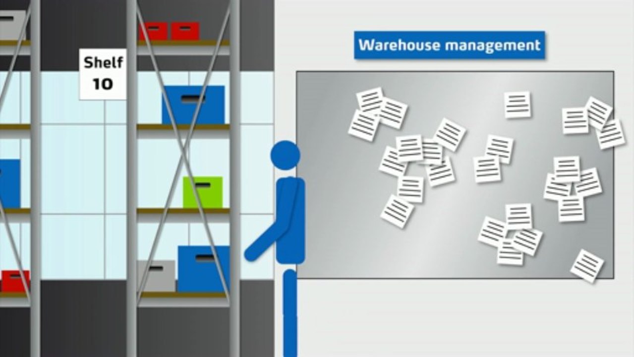 Picking with warehousing software Logicontrol WMS