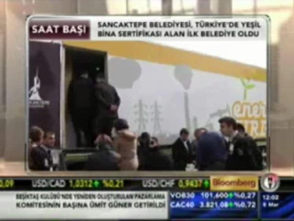 Yeşil Bina Sertifikalı İlk Belediye Sancaktepe-Bloomberg HT