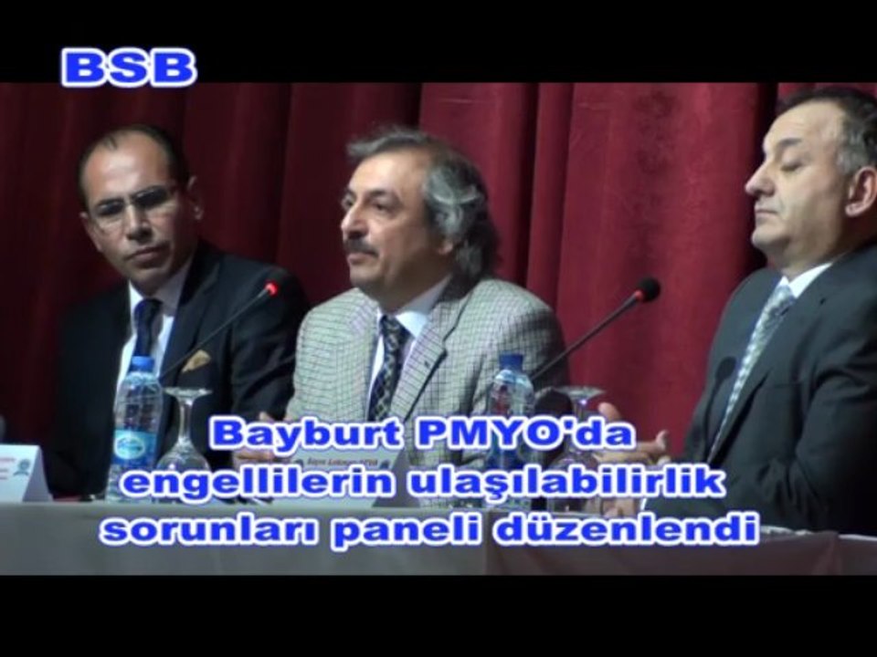 Bayburt PMYO'da engellilerin ulaşılabilirlik sorunları paneli düzenlendi