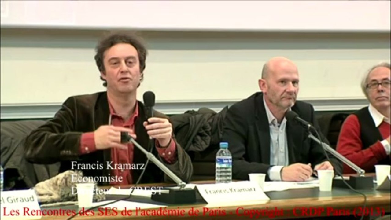Francis Kramarz L'importance du marché et le rôle central du prix et de l'information