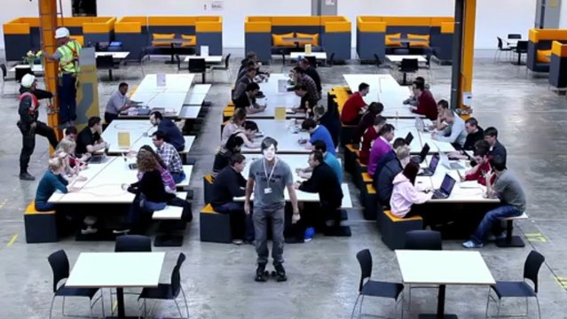 1D one direction doing the harlem shake @ manchester sharp project