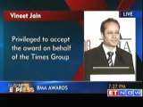 BMA Awards : Vineet Jain Awarded Entrepreneur of the Year