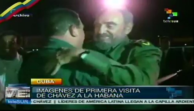 Cubanos lloran a Hugo Chávez