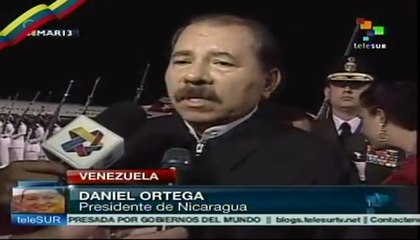 Ortega llega a Venezuela para rendir tributo a Hugo Chávez
