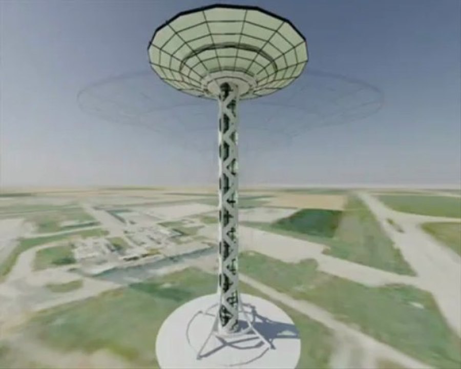 Tour de controle 100m AutoCAD